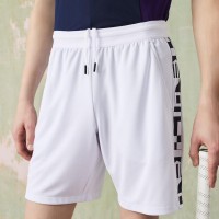 Short Lacoste Sport Blanco Estampado