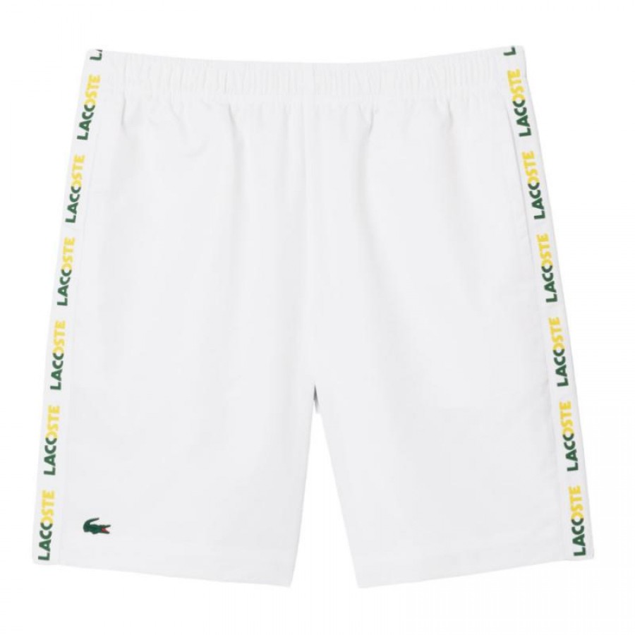 Short Lacoste Sportsuit Blanco Verde