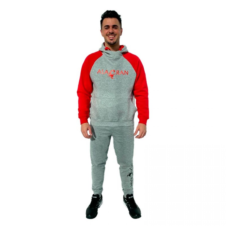 Alacran Elite Sweatshirt Grey Red