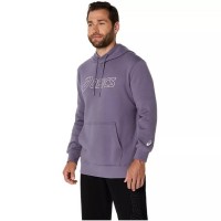 Asics Sweat-shirt Violet Gris Bouleau