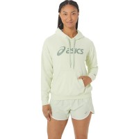 Sudadera Asics Logo Grande Verde Claro Mujer