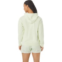 Sudadera Asics Logo Grande Verde Claro Mujer