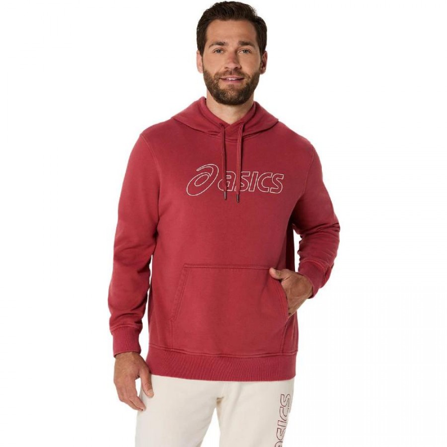 Asics Logo Sweat-shirt en bouleau rouge