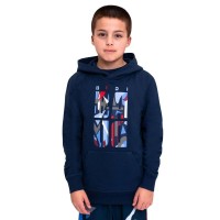 Bidi Badu New York Chill Bleu Fonce Rouge Sweat-shirt Junior