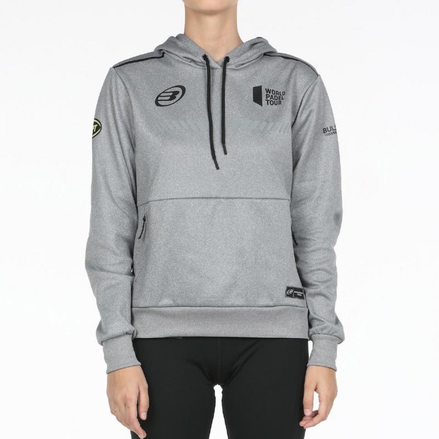 Sudadera Bullpadel WPT Leste Gris Vigore