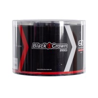 Black Crown Perforated White Drum 60 Overgrips