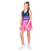 Vestido Bidi Badu Colortwist Rosa Azul Oscuro Junior