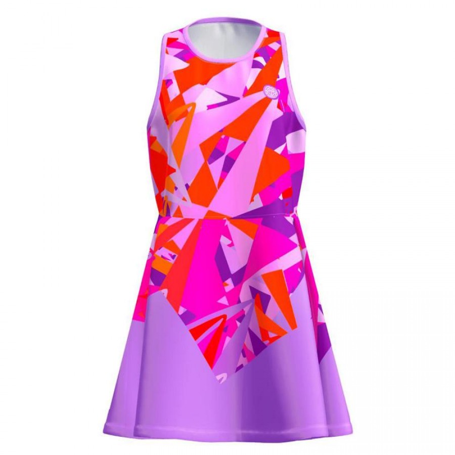 Vestido Bidi Badu Spike Lilas Rosa Junior