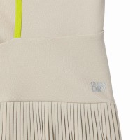 Vestido Lacoste Ultra Dry Gris Blanco Amarillo