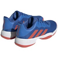 Zapatillas Adidas Barricade Azul Royal Rojo Junior