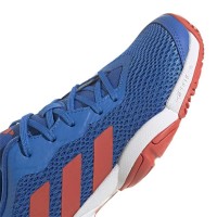 Zapatillas Adidas Barricade Azul Royal Rojo Junior