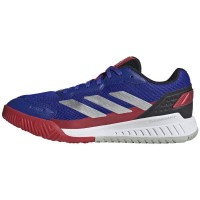 Zapatillas Adidas Courtquick Padel Azul Plata Rojo