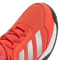 Zapatillas Adidas Ubersonic 4K Rojo Solar Plata Junior