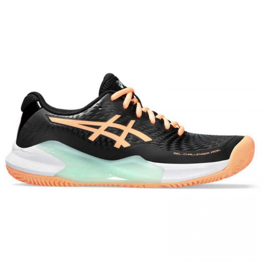 Zapatillas Asics Gel Challenger 14 Padel Negro Naranja Mujer