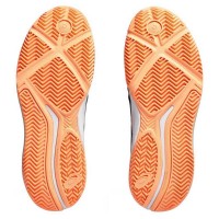 Asics Gel Challenger 14 Padel Preto Laranja Sapatos Femininos