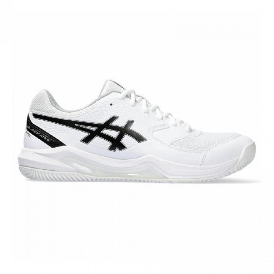 Zapatillas Asics Gel Dedicate 8 Padel Blanco Negro