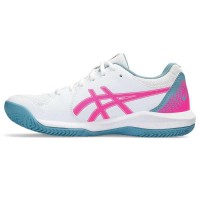 Sneakers Asics Gel Dedicace 8 Padel Blanc Rose Fluor Femmes