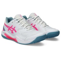 Sneakers Asics Gel Dedicace 8 Padel Blanc Rose Fluor Femmes