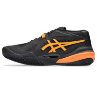 Zapatillas Asics Gel Resolution X Clay Negro Naranja