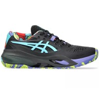 Zapatillas Asics Gel Resolution X Padel Negro Azul Aqua