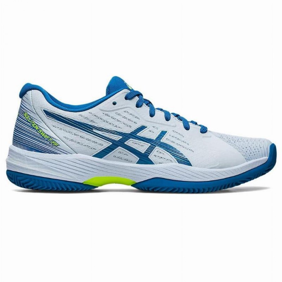 Zapatillas Asics Solution Swift FF Clay Blanco Azul Cielo Mujer