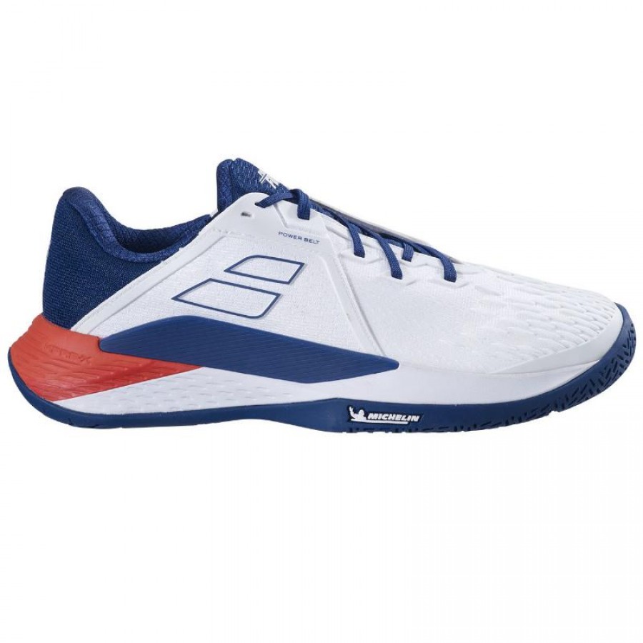 Babolat Sapatilhas Propulse Fury 3 Branco Azul Vermelho