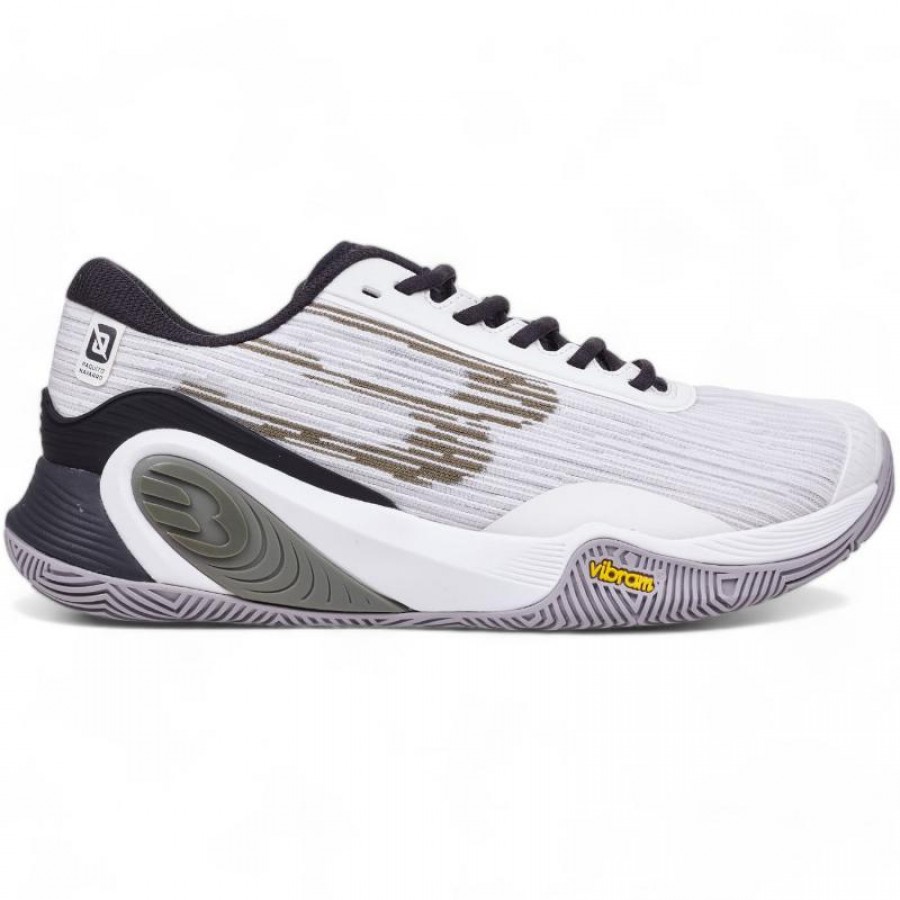 Zapatillas Bullpadel Paquito Navarro Hack Vibram 25V Blanco