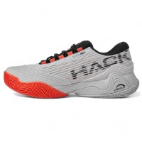 Zapatillas Bullpadel Paquito Navarro Hack Vibram 25V Gris Claro