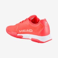 Zapatillas Head Revolt Pro 4.0 Argile Corail Blanco Mujer