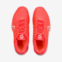 Zapatillas Head Revolt Pro 4.0 Argile Corail Blanco Mujer