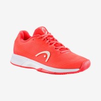 Zapatillas Head Revolt Pro 4.0 Argile Corail Blanco Mujer