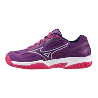 Mizuno Break Shot 4 Padel Purple White Fuchsia Women''s Shoes