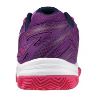 Mizuno Break Shot 4 Padel Purple White Fuchsia Women''s Shoes