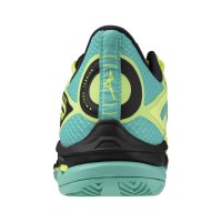 Sneakers Mizuno Wave Exceed Tour 6 Clay Lime Noir Bleu