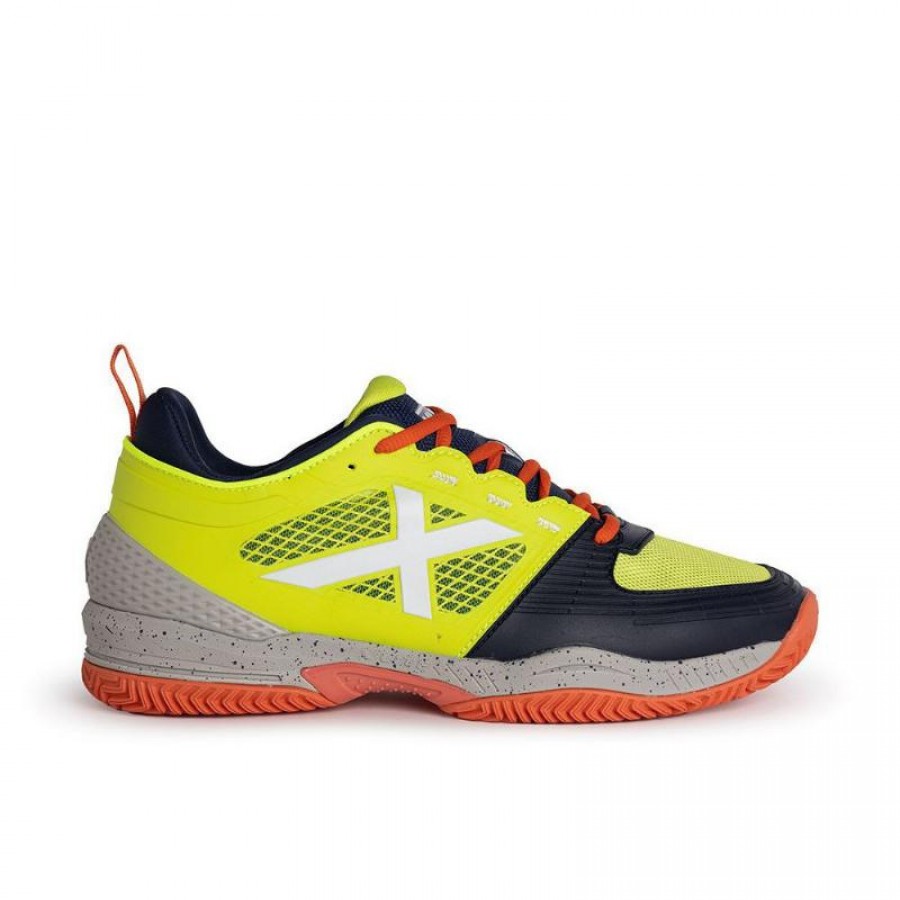 Zapatillas Munich Atomik 25 Amarillo Fluor Marino