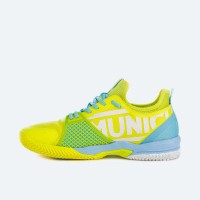 Zapatillas Munich Oxygen 25 Amarillo Fluor Celeste