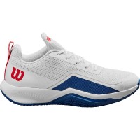 Tenis Wilson Rush Pro Lite Branco Azul Vermelho