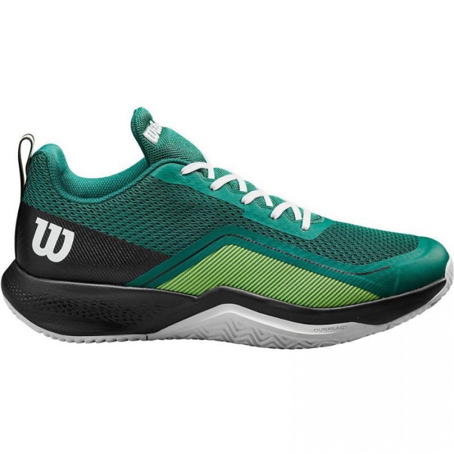 Wilson Rush Pro Lite Shoes Green Black White