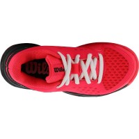 Zapatillas Wilson Rush Pro Rosa Negro Blanco Junior